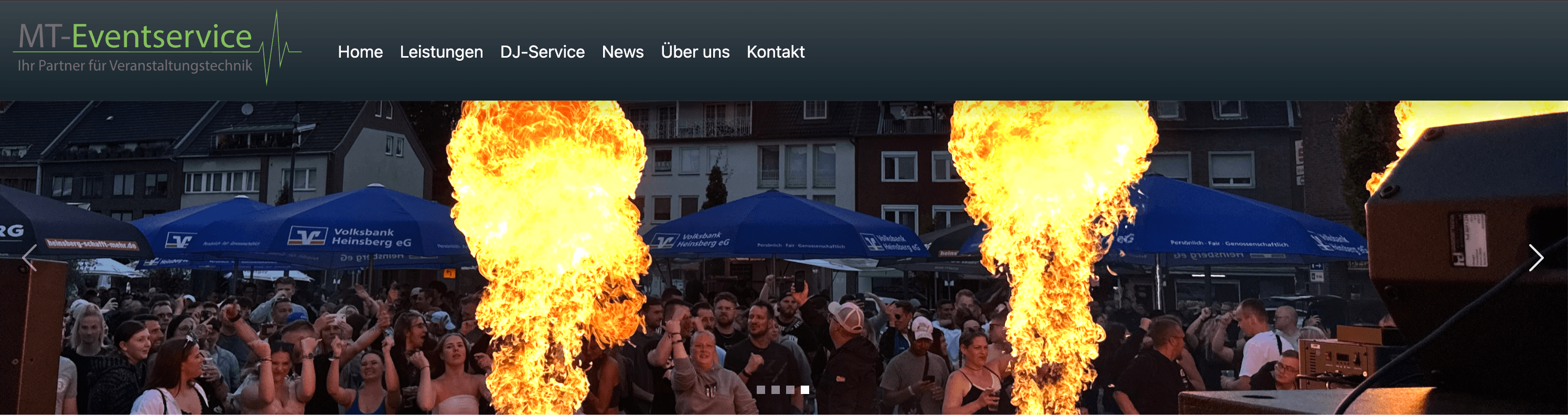 Neue Homepage für MT-Eventservice
