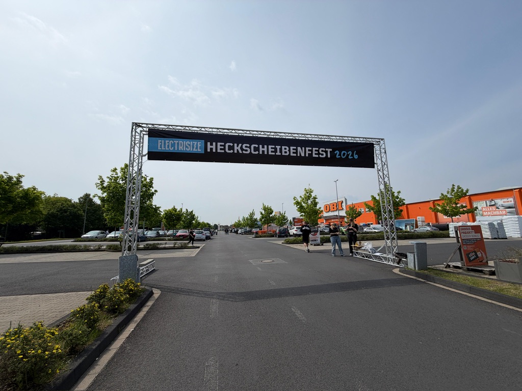Electrisize Heckscheibenfest 2026 - Durchfahrtstraverse am OBI Erkelenz